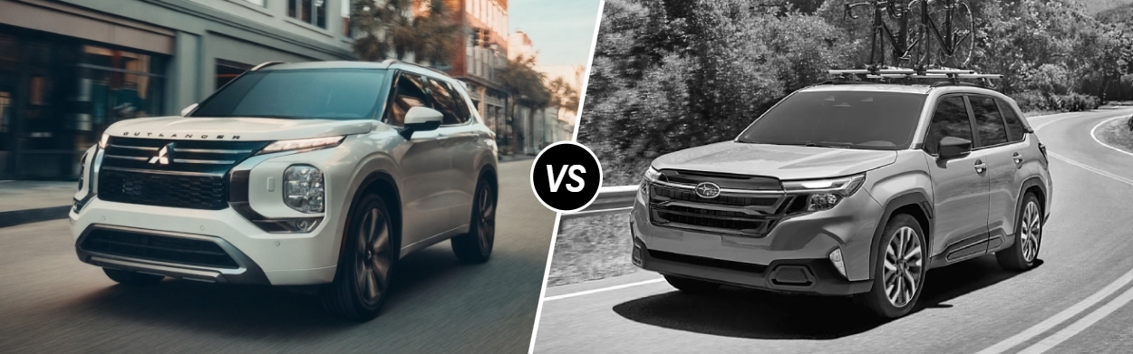 2026 Mitsubishi Outlander vs 2026 Subaru Forester in Sandy, UT