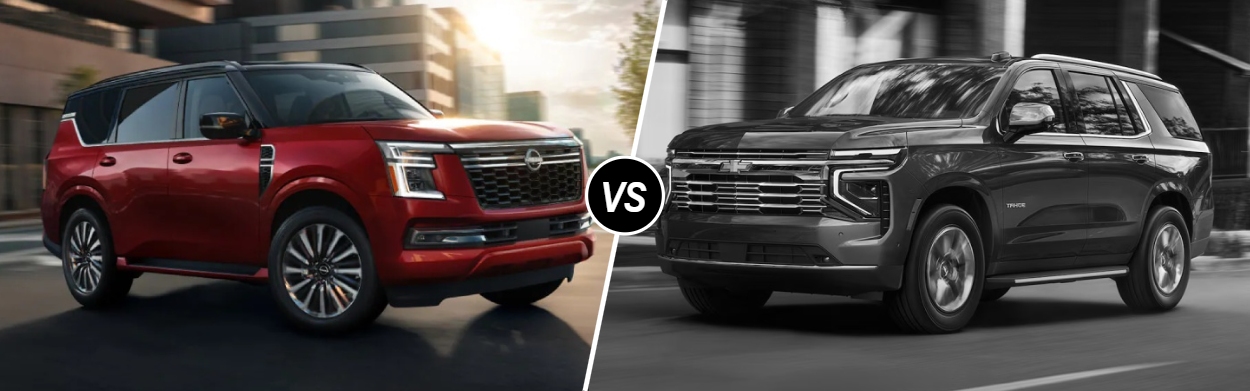 2026 Nissan Armada vs 2026 Chevrolet Tahoe in Pittsfield, MA