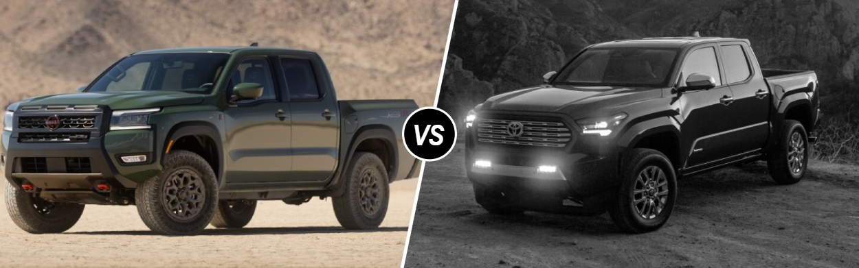 2026 Nissan Frontier vs 2026 Toyota Tacoma in Dyersburg, TN